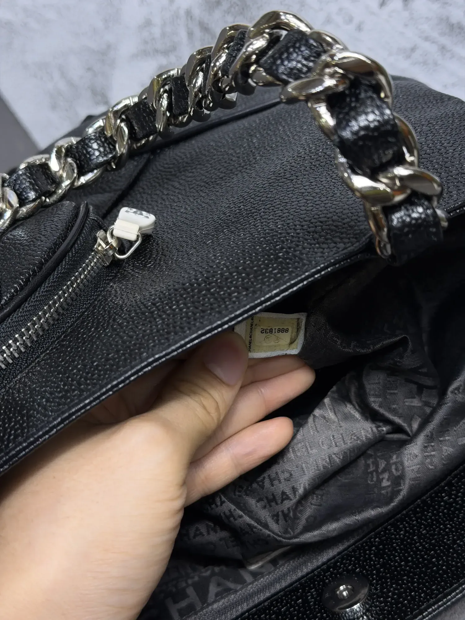 가방-샤넬-수선-넘버 5 체인 토트백 수선 후